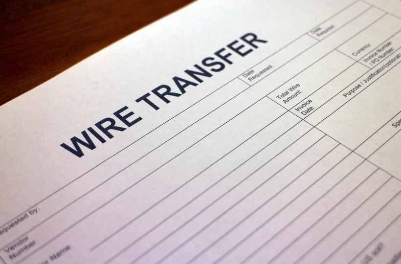 wire transfer
